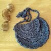 Blue Crochet Half - Circle Bag Pattern