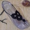 Crochet Black Barefoot Sandal Pattern