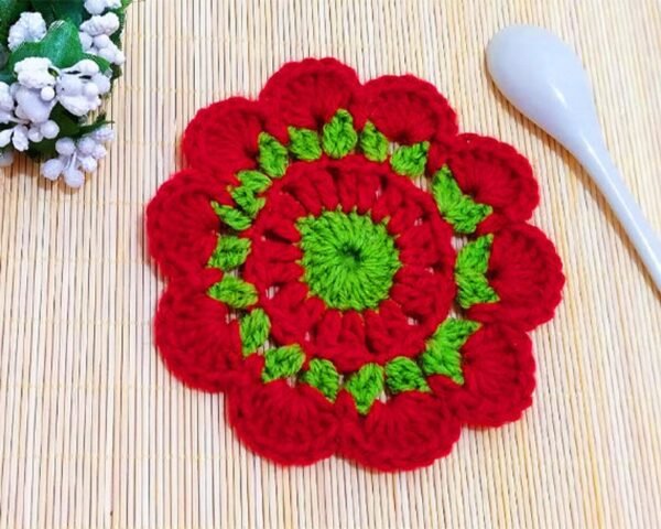 Crochet Round Coaster Pattern