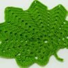 Crochet Large Leaf Coaster Pattern