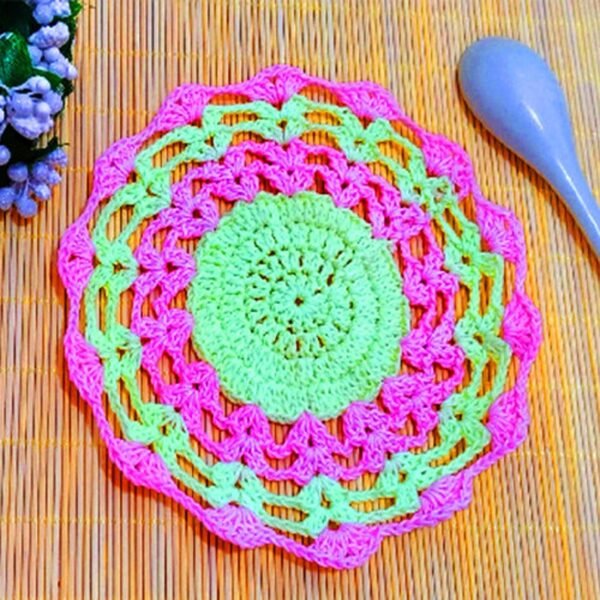 Crochet Round Coaster Pattern