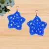 Crochet Star Earrings Pattern