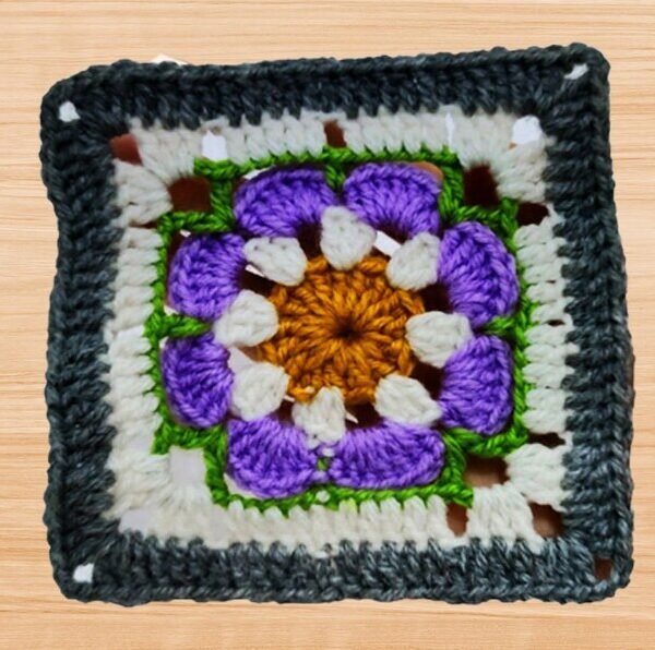 crochet square motif pattern