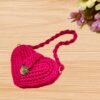 Crochet Pink Heart Bag Pattern