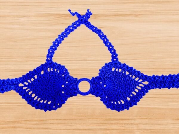 Crochet pineapple bra pattern