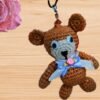 Crochet Bear Keychain Pattern