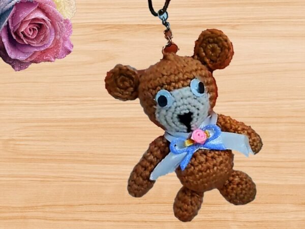 crochet teddy bear keychain pattern Crochet Bear Keychain Pattern