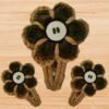 Crochet Flower Hair Clip Pattern