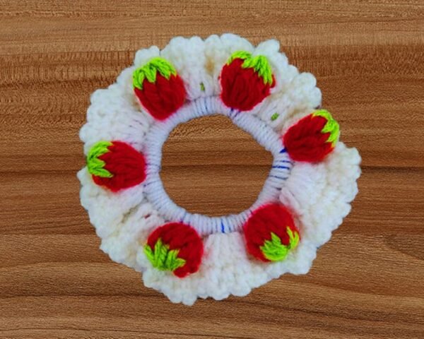 Crochet Hair Scrunchie Pattern