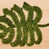 Crochet Leaf Coaster Pattern