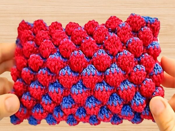 crochet strawbery clutch bag pattern