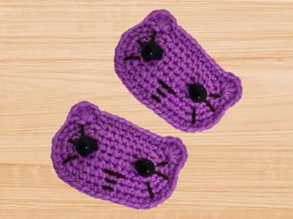 Crochet Kitty Hair Clip Pattern Crochet Kitty Hair Clip Pattern