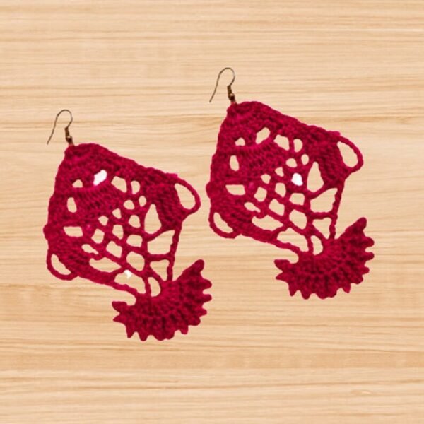 Crochet Fish Earrings Pattern