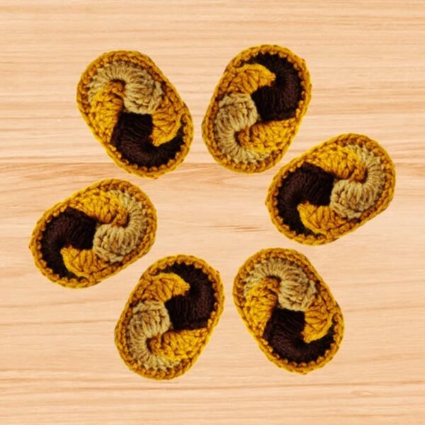 Crochet Hair Clip Pattern