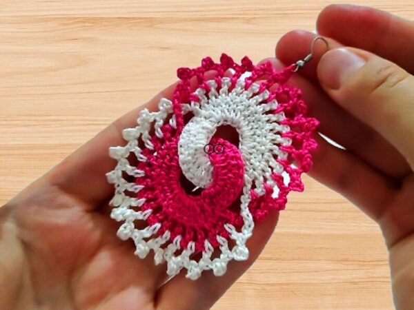 Crochet Two Earrings Pattern