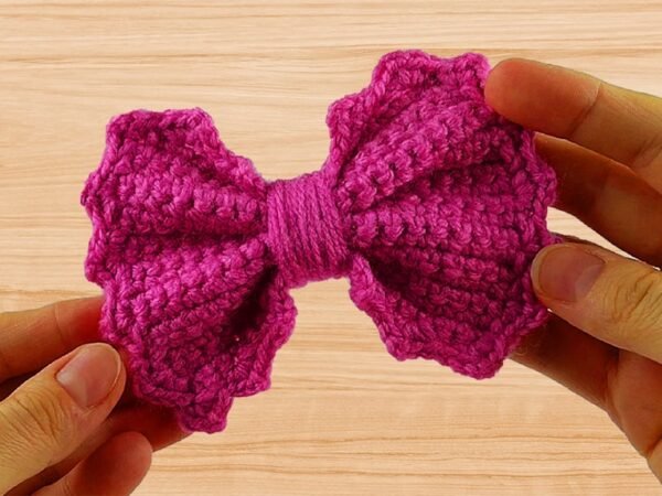 crochet bow pattern