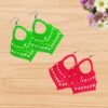 Crochet Triangle Hole Earrings Pattern