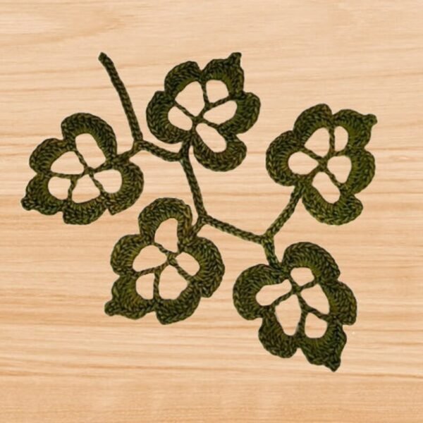 Crochet Leaf Branch Pattern