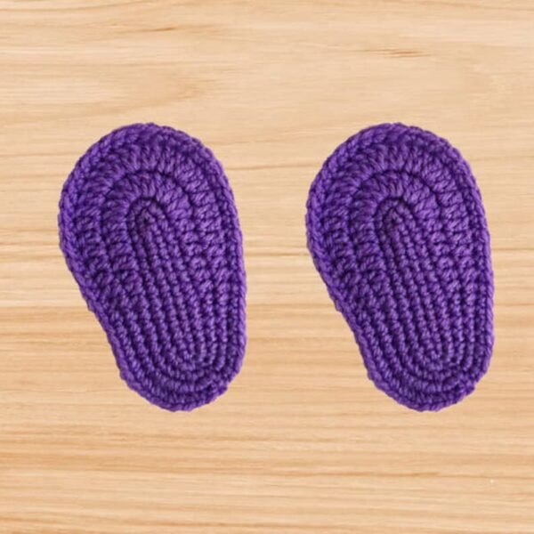 Crochet Outsoles for 0 - 3 Months