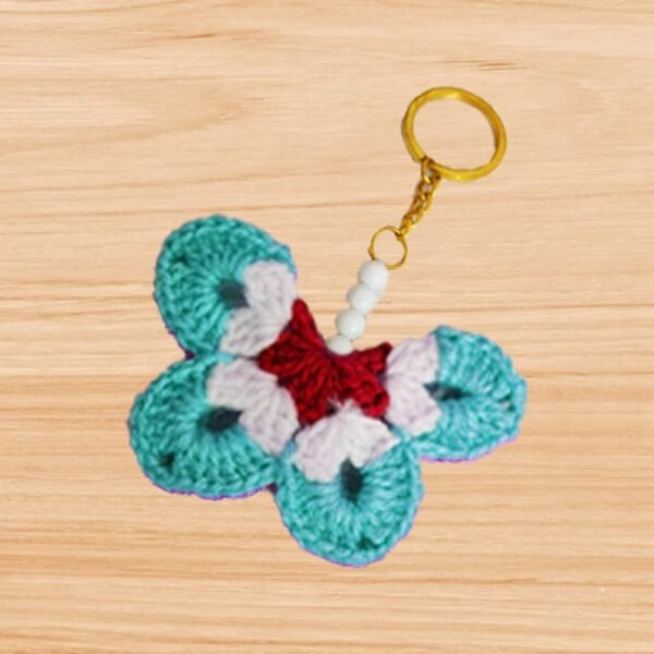 Crochet Butterfly Keychain Pattern