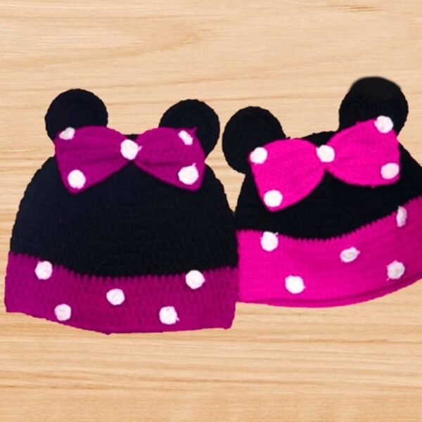 Crochet Mickey & Minnie Mouse Hat Pattern