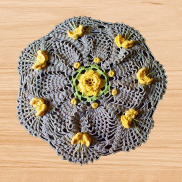 Crochet Cushion Doily Pattern