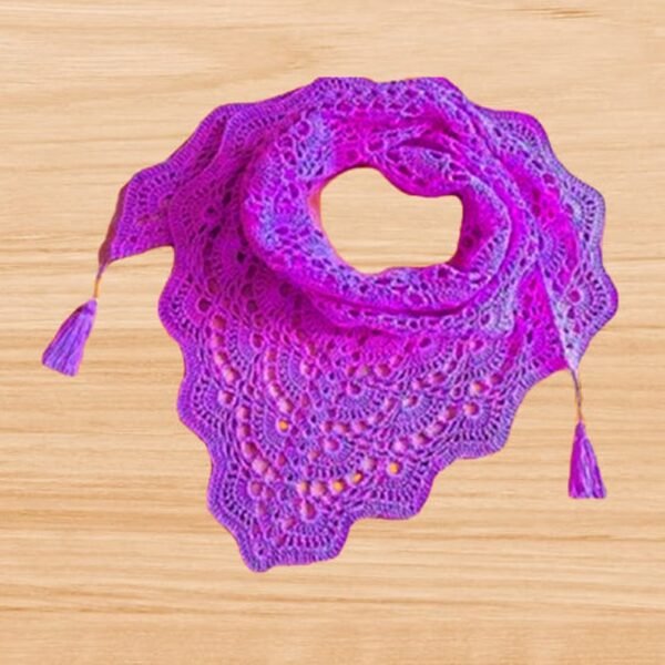 Crochet Triangle Shawl Pattern