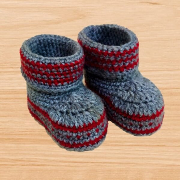 Crochet Tapestry Bootie Pattern