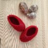 Crochet Red Baby Shoes Pattern