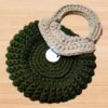 Crochet Green Round Bag Pattern