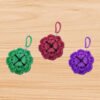 Crochet Flower Keychain Pattern