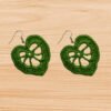 Crochet Leaf Earrings Pattern