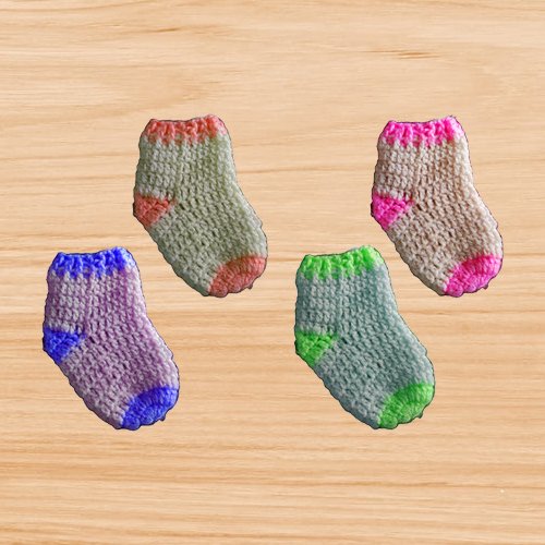 crochet socks 1