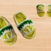 Crochet Lemon Hair Slippers Hair Clip