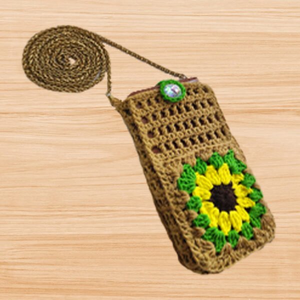 KL;L Crochet Phone Bag with Pocket Pattern