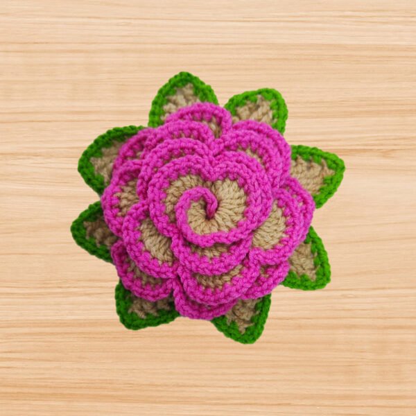 chg - Copy (3) Crochet Multi-Layer Flower Pattern