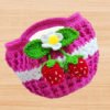 Crochet Bag With strawberry pattern