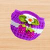 Crochet Bag With strawberry pattern