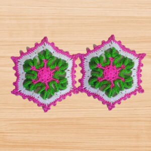 Crochet Hexagon Flower Motif Pattern