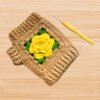 1 Crochet Flower Fingerless Gloves